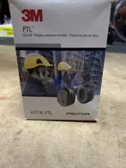 3M PTL PELTOR EARMUFFS SNAP ON HARD HAT HELMET H7P3E-PTL push to listen