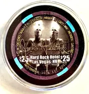 Casino Chip, Hard Rock $25 "Jane's Addiction"-Casino Legends Hall of Fame