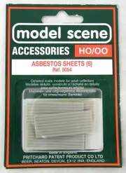 HO/OO Scale Asbestos Sheets (6 Pcs) - PECO #5054