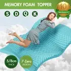 7-Zone Bamboo Cover Memory Foam Mattress Topper Underlay All Size 5/8CM Pad Mat