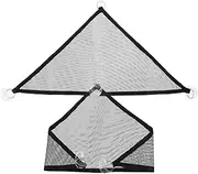BUGUUYO 2Pcs Hamster Hanging Hammock Durable Climbing Net for Pets for Rats Ferrets Lizards Suction Supported Summer Cooling with Mesh Texture