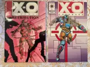 X-O Manowar Retribution TP and X-O Database 1993 Valiant bagged and boarded