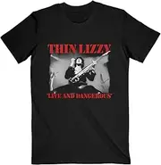[Thin Lizzy] Unisex Adult Live & Dangerous T-Shirt