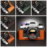 1PC New Olympus OM10 OM20 OM30 Leather Half Case Camera Retro Cover TP Handmade