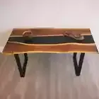 Epoxy Console Table Top Functional Art Piece for Your Entryway