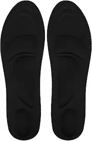 1 Pair 4D Memory Foam Massage Insoles Sweat Absorption Men Shoe Pad Footwear Inserts