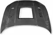 A3 S3 Rs3 Carbon Fiber Frp Transparent Front Engine Hood Bonnets Covers Compatible For Audi A3 S3 Rs3 Car Body Kit 13-19(Carbon Fiber)