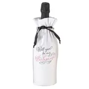 Will You Be My Bridesmaid Wine Bottle Gift Box Wedding Ask Proposal