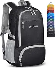 ZOMAKE Foldable Backpack - Lightweight Folding Packs 30L, Packable Hiking Daypack for Travel Outdoor Camping