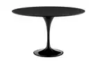 Matt Blatt Eero Saarinen Round Tulip Dining Table in Black Ash Veneer Replica