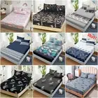 Soft Deep Elastic Fitted Sheet Queen King Size Mattress Protector Pillowcase Bed