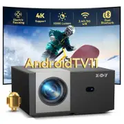 2.4G 5G WiFi Bluetooth 4K Projector Android Outdoor Home Theater Video HDMI USB