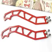 Can-Am Can AM Maverick X3 X DS RS Turbo R Max 2 & 4 Door Models Custom Door Latches"Stainless Steel Red"