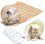 Cat Tunnel Bag Toy Cat Tunnel Toys and Cat Tunnel Bag Cat Toys Cat Tubes and Tunnels Toy for Rabbits Kitty Kittens Ferrets for Indoor Cats Kittens to Play