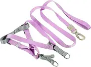BELLIFFY Puppy Leash Set Small Dog Leash Outdoor Dog Walking Metal Clamps Comfortable Pulling Rope