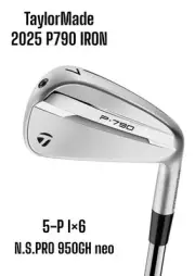TaylorMade 2025 P790 Iron 5 P 6pcs Set N.S.PRO 950GH neo