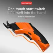 Cordless Electric Scissors Rotary Shear Fabric Leather Cloth Cardboard Cutter