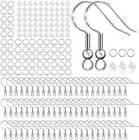 925 Sterling Silver Plated Earring Hooks 150 PCS/75 Pairs,Ear Wires Fish Hooks