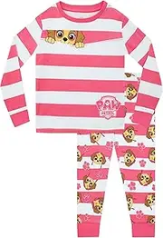[PAW PATROL] Girls Pajamas | Skye Pajamas For Girls | Long Sleeve Snuggle Fit Pjs For Kids | Official Merchandise