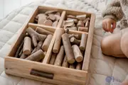 Q Toys Assorted tree blocks