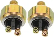 COOLHIYA 2pcs Hydraulic Brake Light Switch for Vehicles Reliable Stop Light Switch Replacement Durable Construction for Forklift Truck and Loader Easy to Use