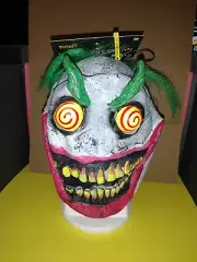 Light-Up Wacky Mole Clown Costume Mask Spirit Halloween New With Tags