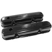 Aeroflow Black Steel Valve Covers SB Chrysler, AF1822-5006
