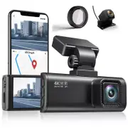 REDTIGER Front and Rear Dash Cam Dual Dash Camera With Circular Polarizing Lens