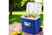 Glacio 38L Portable Ice Cooler Box With Wheels Camping Fridge