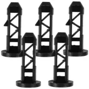 5 Pcs Trash Can Latch Plastic Trashcan Lid Latches Dustbin Fittings
