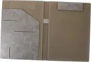 TOGEVAL Professional Leather Folder Portfolio Binder for Men Interview Portfolio Organizer Business Document Holder