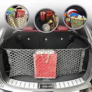 TN TrunkNets Inc Envelope Style Automotive Elastic Trunk Mesh Cargo Net for Lexus NX 2022-2023 - Black Polyester Nylon Net with Hook Fasteners - Car Compatible