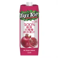 在飛比找PChome24h購物優惠-Tree top樹頂100%石榴莓綜合果汁1000ml