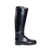 [ANN DEMEULEMEESTER] Stan Riding Boots in Maine Lux Black