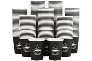 1000x Extra Large Disposable Coffee Cups 12oz Strong Takeaway Paper Take Away Bulk