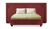 Allison custom upholstered wide bed head
