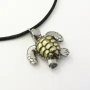 Sea Turtle Necklace - Loggerhead Turtle Pendant