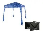 Kings Gazebo Sun Shade + Folding Steel Fire Pit Beach Shelter Pop Up Beach Tent
