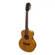 Martinez Left Handed Acoustic Short Scale Guitar (Koa)