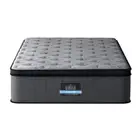 Giselle Mattress Pocket Spring 34cm King Single Euro Top Latex Foam Medium Firm