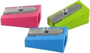 KUM Plastic 100-1FT Single Hole Block Pencil Sharpener