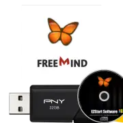 FreeMind Mapping Idea Diagram Visually Organize on CD/USB