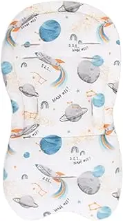harayaa Infants Car Seats Insert, High Chair Cushion, Easy to Clean Soft Baby Car Seats Cushion, Stroller Cushion Insert for Infants, Planets