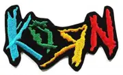 KORN IRON ON SEW ON EMBROIDERED PATCH MUSIC BANDS HEAVY METAL ROCK