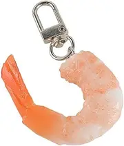 [SPDCOW] Funny Imitation Food Keychain, Fake Shrimp Keychain Key Ring Pendant for Bag Handbag Purse Car Key Charm