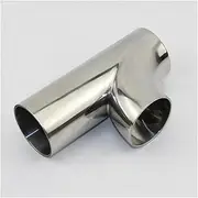 Exhaust reducer 1pc Universal 304 Stainless Steel R Type Three-Way Welded Pipe Exhaust Pipe Welded Muffler Connection Pipe Fitting Exhaust Tailpipe(38 mm x 1.5)