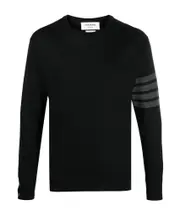 Thom Browne 4-Bar Crewneck Jumper 2,3,4,5 black