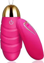 Vibrator Bullet Sex Toy Vibrating Egg Pocket Exotics with Remote Control for G Spot Stimulation for Adult Women Female Couples Pleasure（Pink)