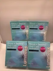 4 X Lumineux Above & Beyond Oral Care Whitening Kit 11.8oz -New Sealed EXP 5/25