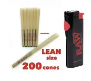 raw classic LEAN size pre rolled cone +RAW PHOENIX ULTIMATE SMOKERS LIGHTER